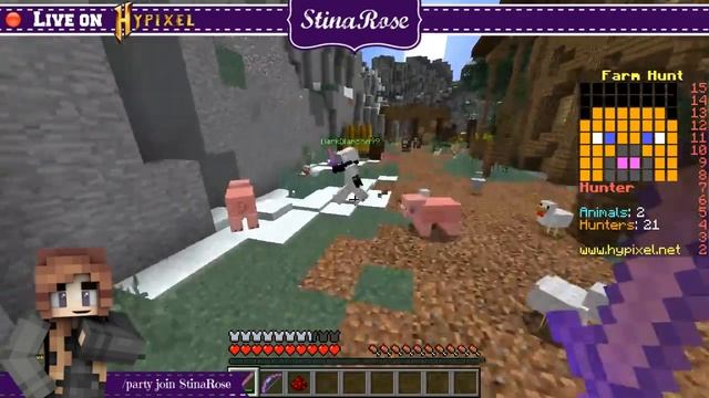 LIVE Hypixel - Minecraft MiniGames - Ep 34