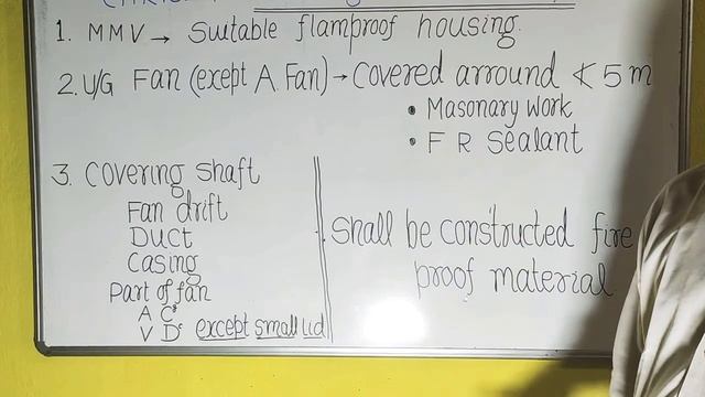 PRECAUTIONS AGAINST FIRE IN VENTILATION APPLIANCE | CMR 162 | COAL MINING | R P PANDEY смотреть онлайн