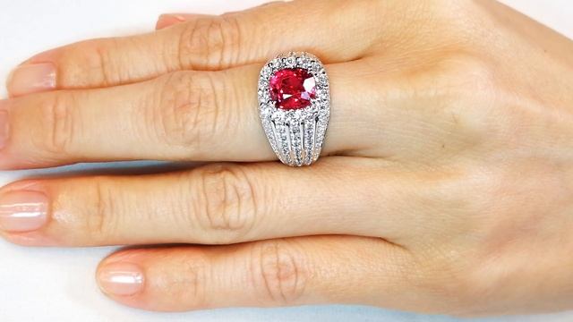 Burmese Namya Jedi Spinel Ring at 3.1 carats by Kat Florence KF07516 смотреть онлайн