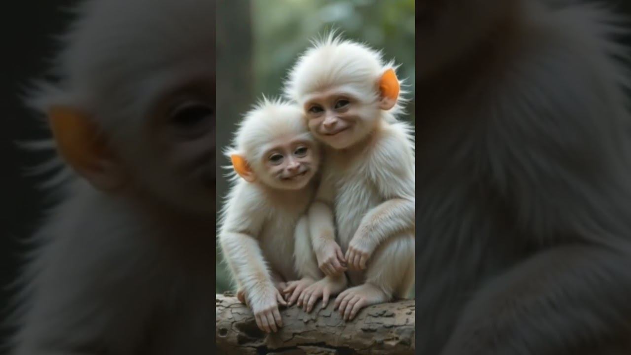 Baby monkey so cute #cute #monkey смотреть онлайн