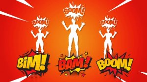 Fortnite Emote BIM BAM BOOM Ariana Grande vs Harley Quinn PVE Сражение с бурей