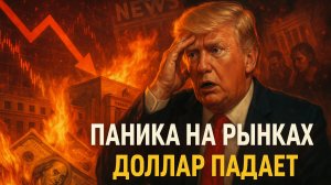 Падение доллара: Трамп ПАНИКУЕТ! Конфликт с ФРС и бегство капиталов! Экономика США трещит по швам!