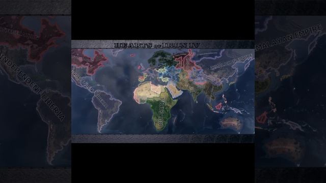 hearts of iron 4 but it's a battle royale [240] [Ai only] [Random Country Placement] #Shorts