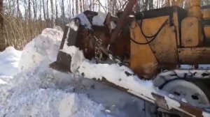 БУЛЬДОЗЕР Б10М. с новым ДВС
