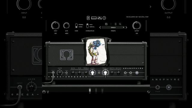 Пример звучания плагина для гитары Neural DSP Omega Ampworks Granophyre #metal #neuraldsp #guitar