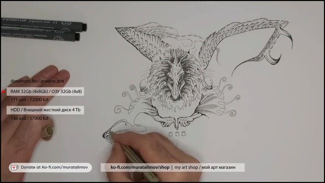 #027 Клип, арт стрим. Демон | Clip, art stream. Demon | Murat Alimov смотреть онлайн