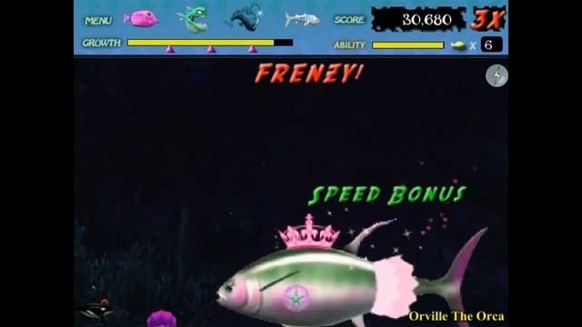 Feeding Frenzy mod custom boss: Energy Pompano + Barracuda Poseida + Mega Dunkleosteus смотреть онлайн