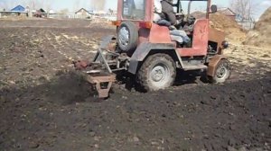 минитрактор уд 2 с фрезой испытания