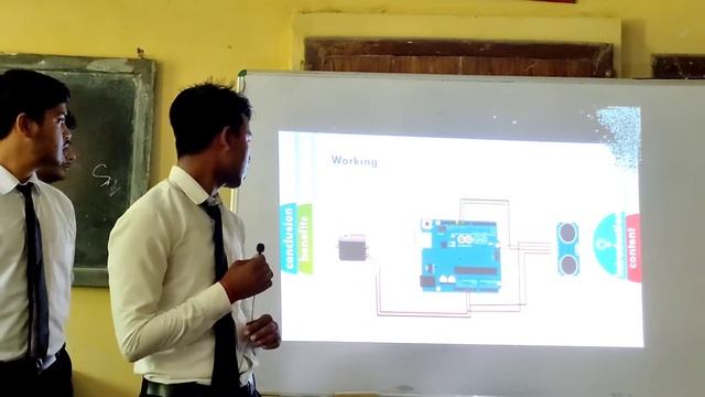 RADAR using Arduino and Ultrasonic Sensor, Major Project Presentation 2022, SBP GP Azamgarh, UP