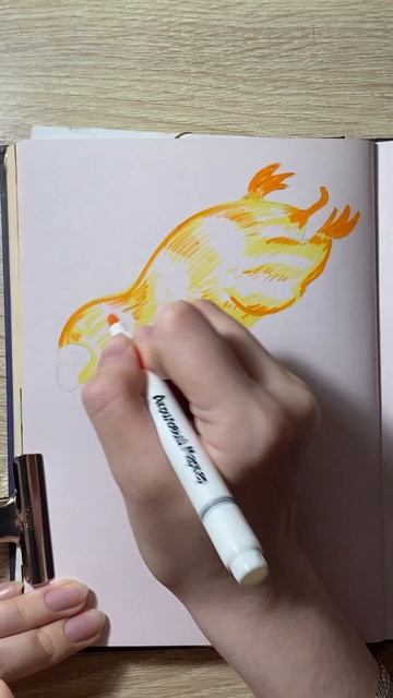 сумчатый крот #акриловыемаркеры #риналим #сумчатые