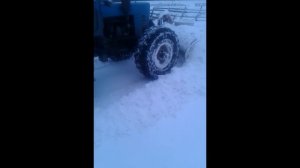 мтз 82 с передним отвалом