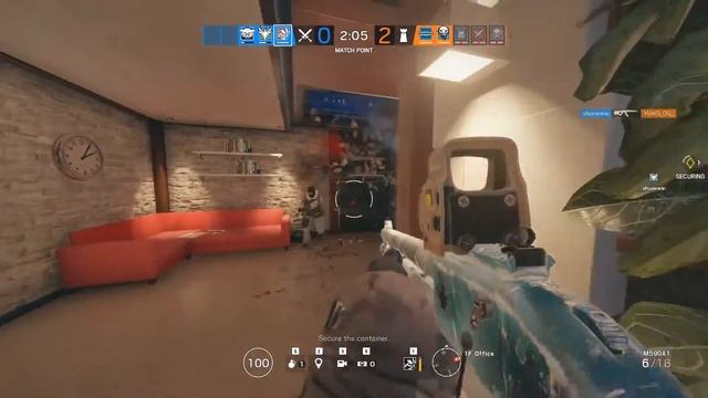 1v5 Buck Clutch Ace - Rainbow Six Siege смотреть онлайн