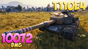 T110E4 - 5 Фрагов 10K Урона - Отполированный! - Мир Танков