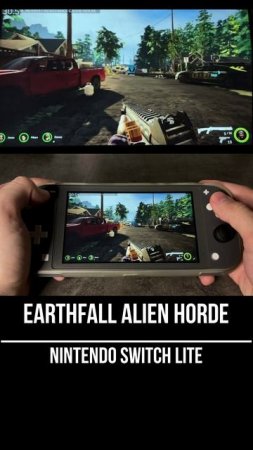 Earthfall Alien Horde Nintendo Switch Lite Gameplay