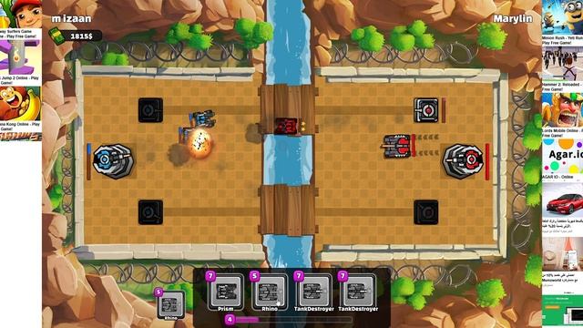 Clash of Tanks ,game play смотреть онлайн