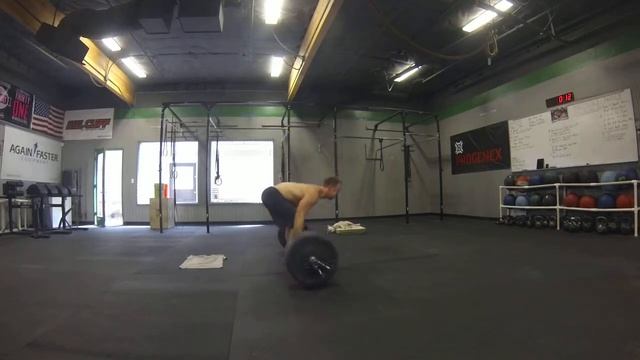 10 UB DL @ 275# + 10 Burpees AFAP - Round 1 - 33 sec