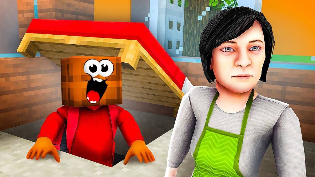 12 Способов СБЕЖАТЬ от РОДИТЕЛЕЙ в Майнкрафт! Minecraft Скулбой ВЛАДУС
