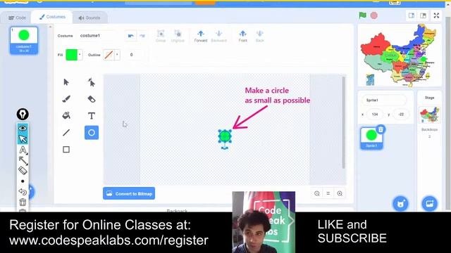 Coding LiveStream! Interactive Travel Map on Scratch (PART I)
