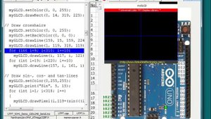 Simulator for Arduino v0.99G UTFT colour display simulation