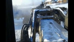 Погрузка навоза трактором МТЗ 82