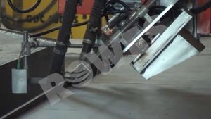 Сварка балок переменного сечения сварочной колонной, ROWES (Турция)