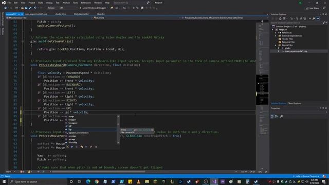 OpenGL - Camera class quick modification смотреть онлайн