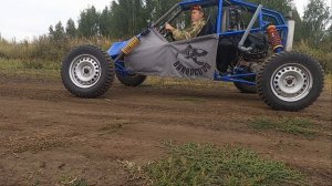 Багги Барракуда. Пробуем старт с пробуксовкой.