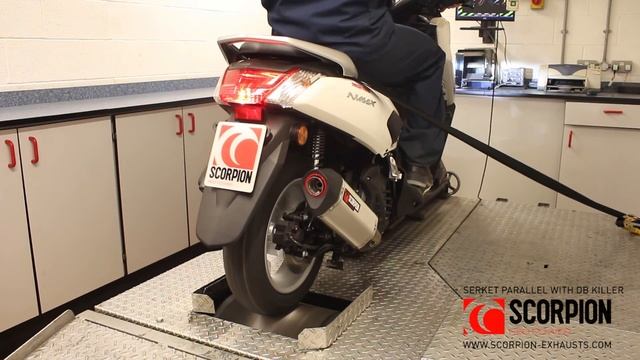 Yamaha NMAX 125 Serket Parallel Exhaust // By Scorpion Exhausts смотреть онлайн