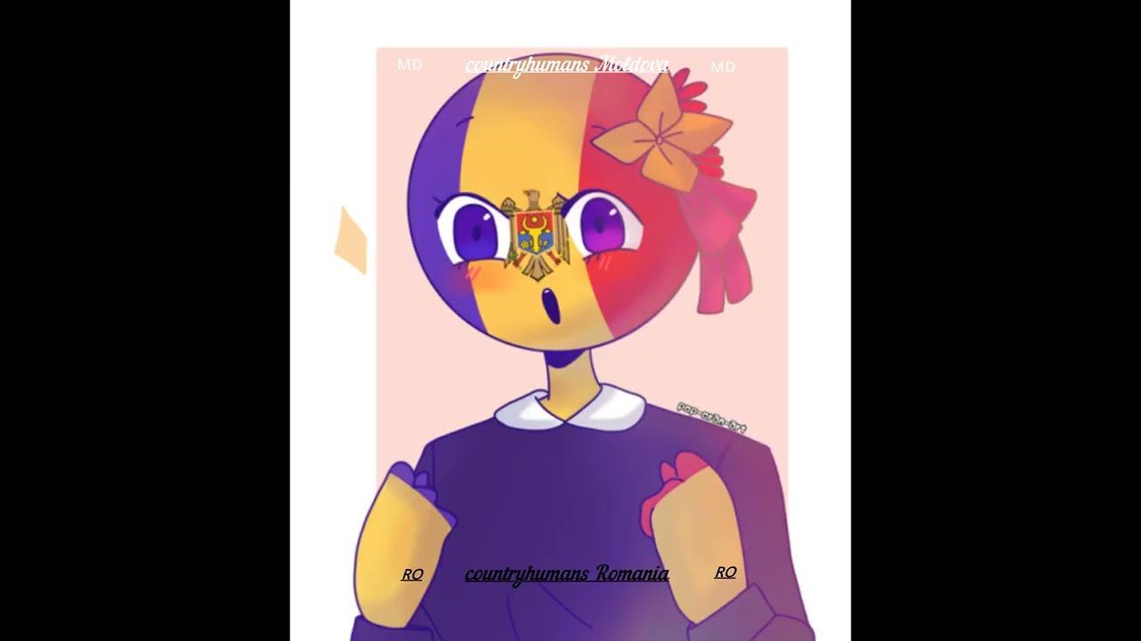 countryhumans moldova and romania (RoMd) #shorts #countryhumans #countryhumansMoldovaAndRomania