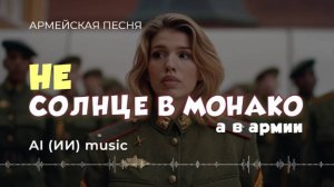 Не солнце в Монако, а в армии - За что мы пьём (армейская песня) | ИИ музыка видео