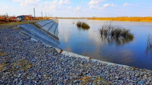 22 апреля 2025 года - Петропавловск - Ишим - наводнение - дамба