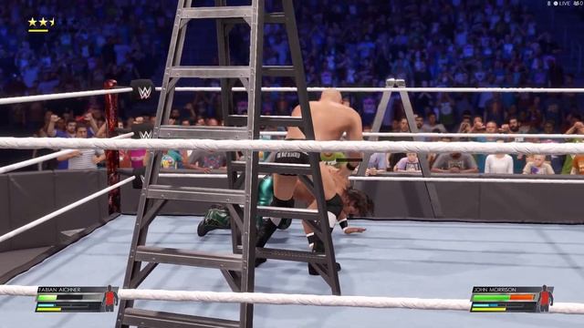 Fabian aichner vs john Morrison | full match live wwe | wwe ladder match #wwe #wwe2k22 #wweraw