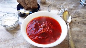 Борщ с говядиной