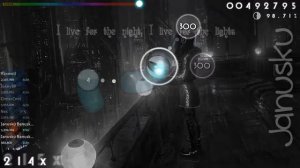 Osu! - Krewella - I live for the night (Nightcore Mix) - Normal (HD,HR) - S