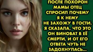 После похорон мамы отец спросил, почему я к нему не захожу в гости. Я сказала, что это он виноват...
