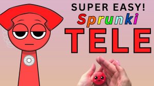 Игрушка TELE Sprunki своими руками из воздушно-сухого пластилина