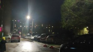 Гроза 21 апреля. Молния без грома. Вечерняя прогулка.