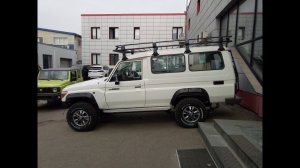 Toyota Land Cruiser 78, монтаж подвески OME