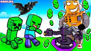 МЕГА ЗАЩИТА в ТОВЕР ДЕФЕНС МАЙНКАРФТ! ROBLOX Craft Tower Defense