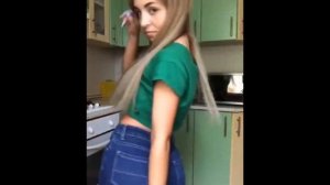 Girl Takes Off Pants