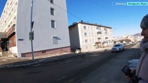 Магадан. Прогулка по Портовой от Ленина до Дзержинского. Зимний отпуск с Анжелиной. Март  2022