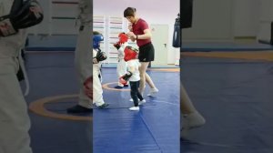 Моя работа 🫶 с самыми маленькими 🤗 юными бойцами 🥊🥋.