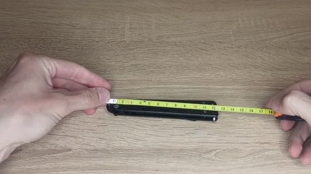 Нож бабочка 2397 Чёрный кирпич Без бренда (t3154)