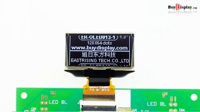 White 1.3 inch OLED I2C Arduino SSD1306 Display Module w/Connector FPC смотреть онлайн