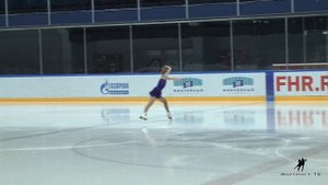 Александра Махалова на показательных Кубка Мишина 2018
