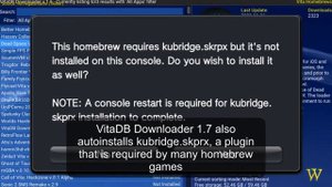 VitaDB Downloader 1.7 Released | Homebrew Downloader/Manager for PS Vita