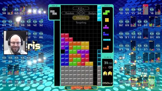 Playing Tetris when your brain is outta juice (Tetris 99) смотреть онлайн