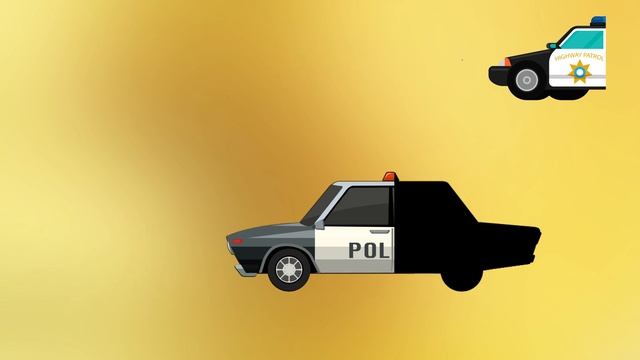 Мультики про Грузовик-пазл для детей - полицейская машина, пожарная машина, экскаватор смотреть онлайн