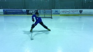 Широкое ведение шайбы в статичном положении