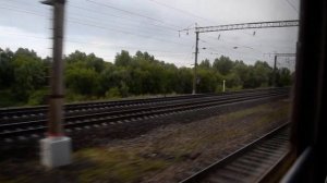 Электропоезд ЭД9М-0030. Покатушки от Присягино до Развилки.